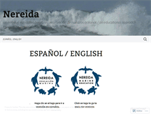 Tablet Screenshot of nereida.org